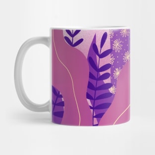 Love yourself and love nature purple version Mug